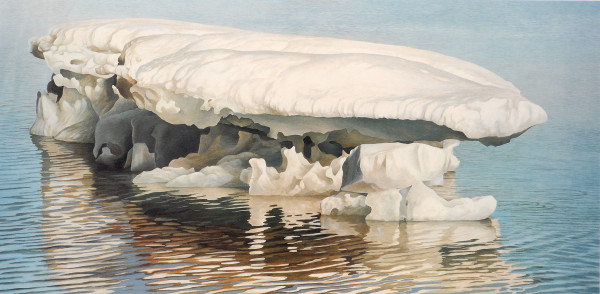 Marooned Ice, Pond Inlet by Ivan Wheale