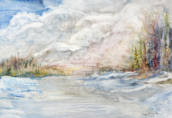 Spring Thaw, Montreal River by Myra McCarthy