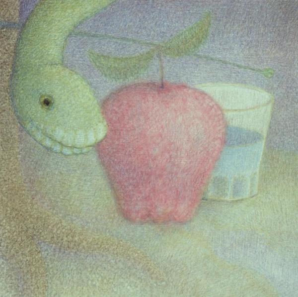 Snake and Waterglass (Apple) by Doug Donley