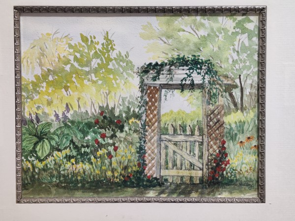 Garden Archway by Bonnie Hallay