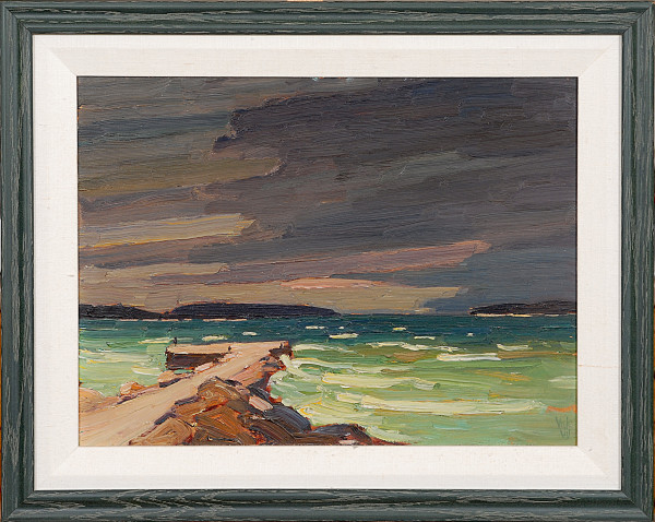 Untitled (Stormy Sky, Dawson Point) by Horace Vick