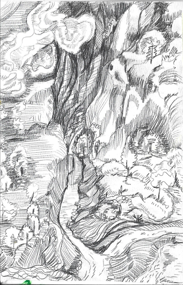 Waterfall in Prospect Park by Michelle Hinebrook, Image 1.