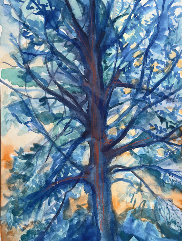 Shadows in cobalt blue by Michelle Hinebrook, Image 1.