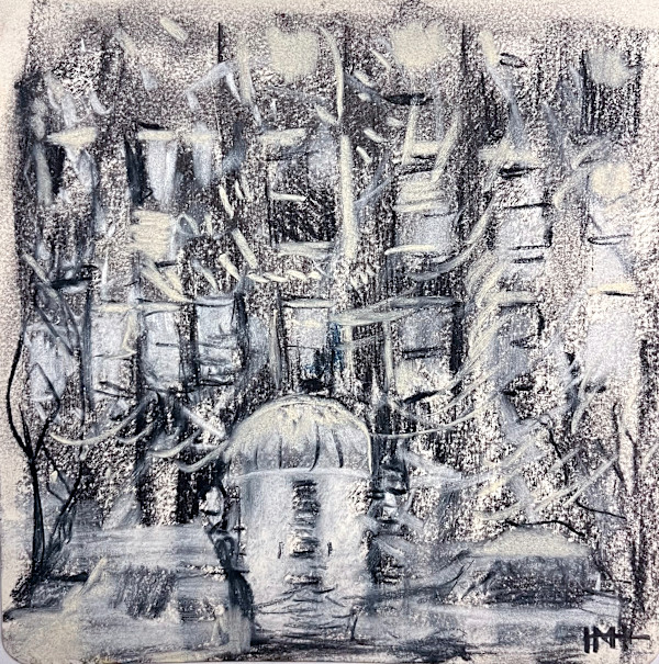Michelle_Hinebrook_CityinWhite by Michelle Hinebrook, Image 1.
