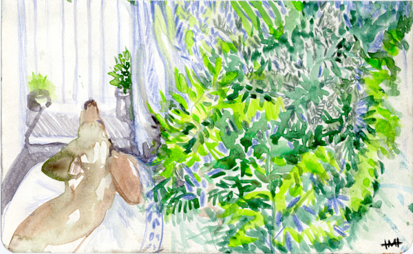 Nuggy in the Garden by Michelle Hinebrook, Image 1.