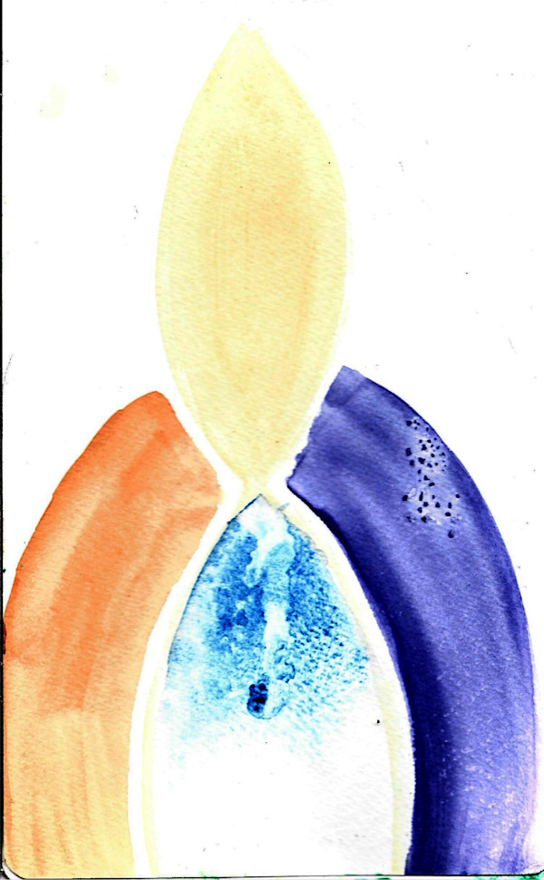 Abstract Watercolor 21 by Michelle Hinebrook, Image 6.