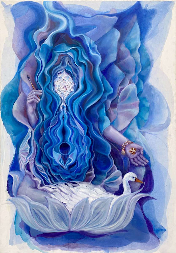Saraswati by Michelle Hinebrook, Image 1.