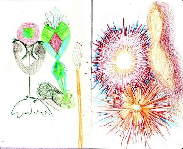 Anxious Thought forms by Michelle Hinebrook, Image 11.
