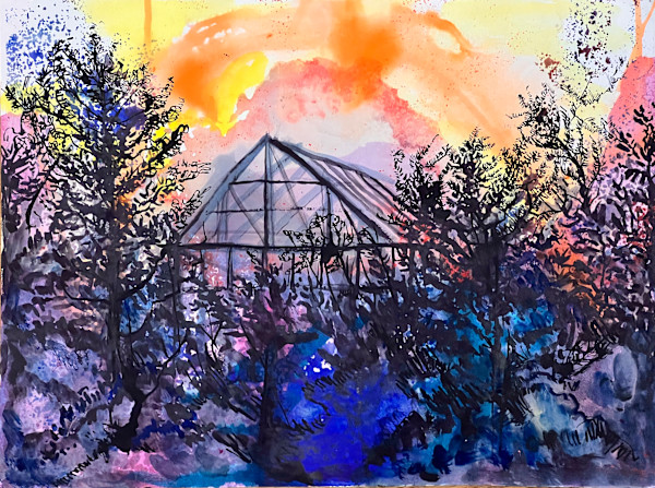 Botanical Sunset by Michelle Hinebrook
