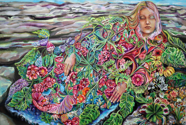 Persephone in the Vale of Nysa by Michelle Hinebrook