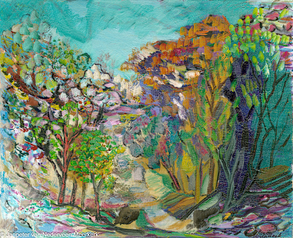 Dune Forrest at Bloemendaal by Henri Vlezenbeek