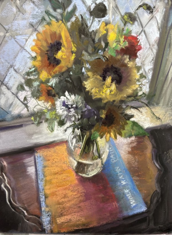 Flowers for Wolf Kahn by Laurie Basham