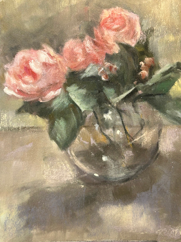 Mini Roses by Laurie Basham
