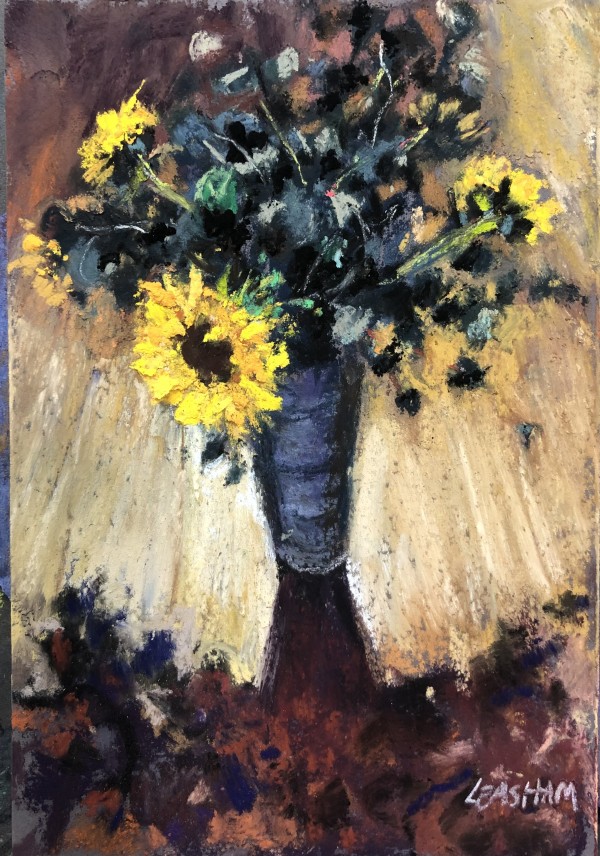 Sunflowers in the Light by Laurie Basham