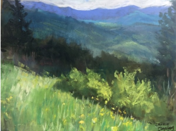 Majestic Mountain View     8x10 by Laurie Basham