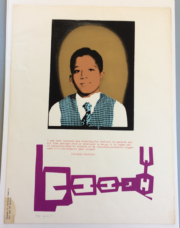 Untitled [Soledad Brother] by Llewellyn Xavier