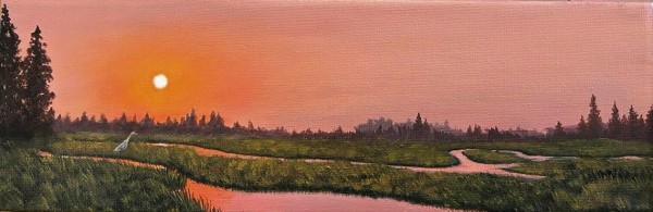 Marshland Sunrise by Jessica Keller