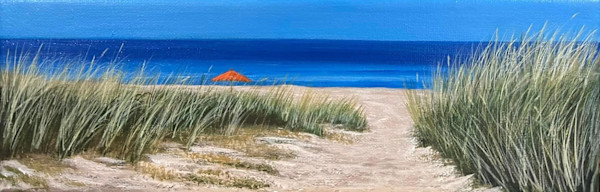 Orange Umbrella by Jessica Keller