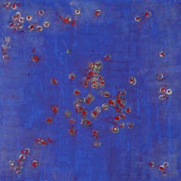 Encaustic vs. Metal III by Linda Sirow