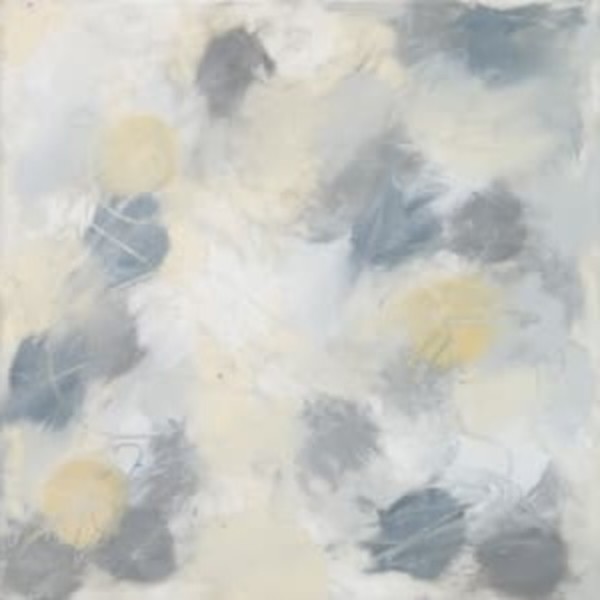 Moving Circles Grey by Linda Sirow