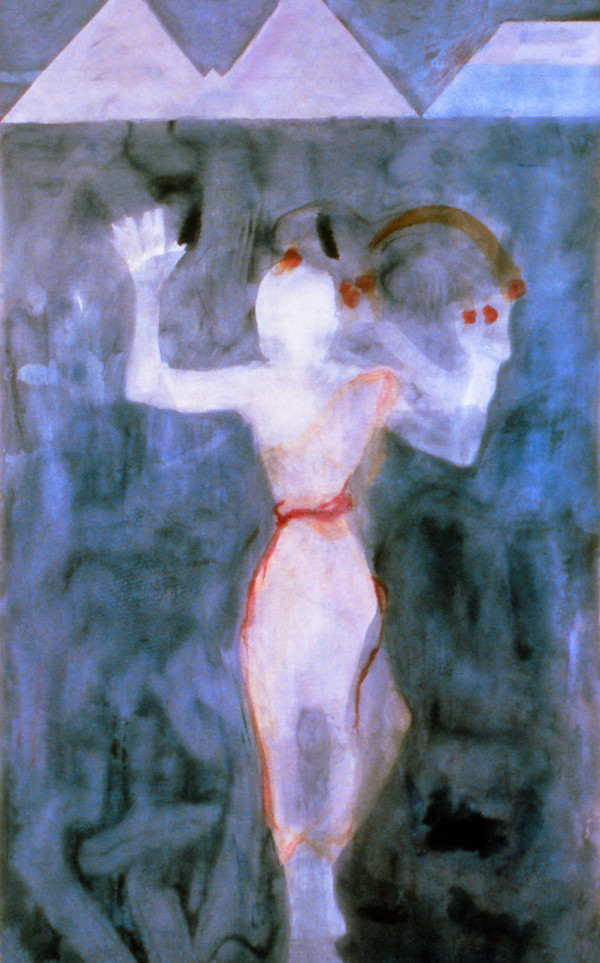Figure in Blue