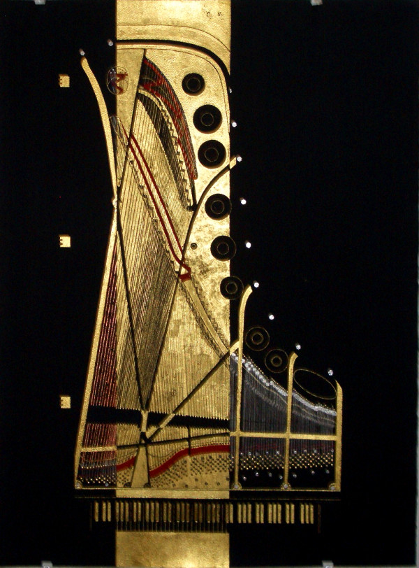 The Golden Piano by Estate of Ellen Frank (1946-2021)