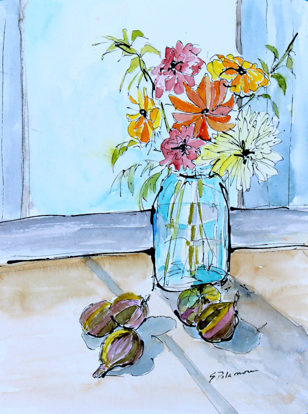 Figs and Flowers by Sue Dolamore