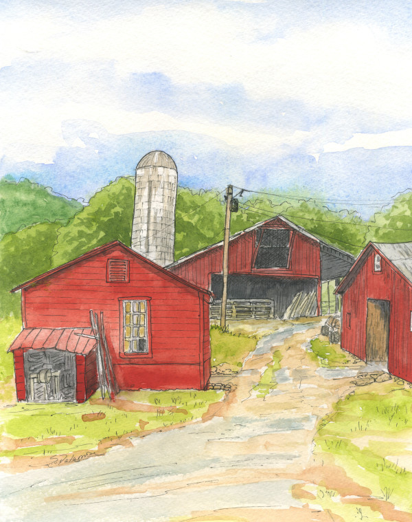 Mount Gilead Farm by Sue Dolamore