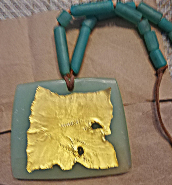 LG Square Pendant Necklace by cara croninger works