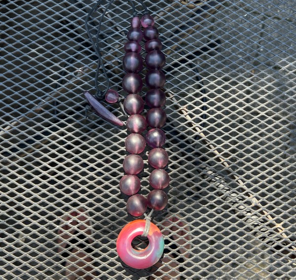 Donut Pendant Necklace by cara croninger works