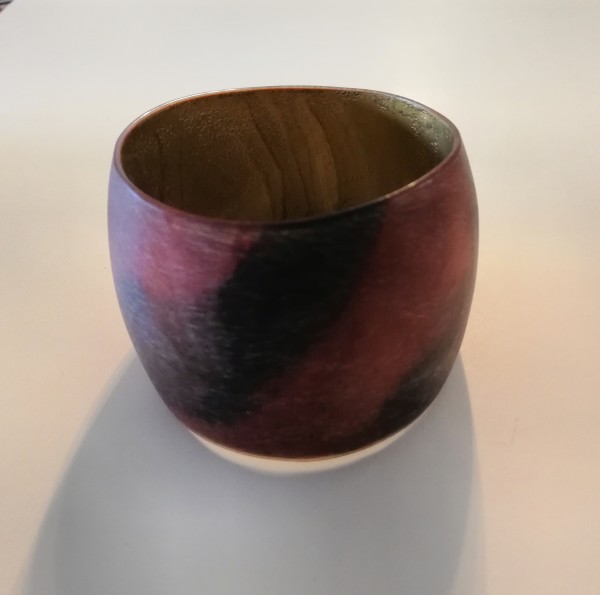 Painted  Shell Bangle by cara croninger works