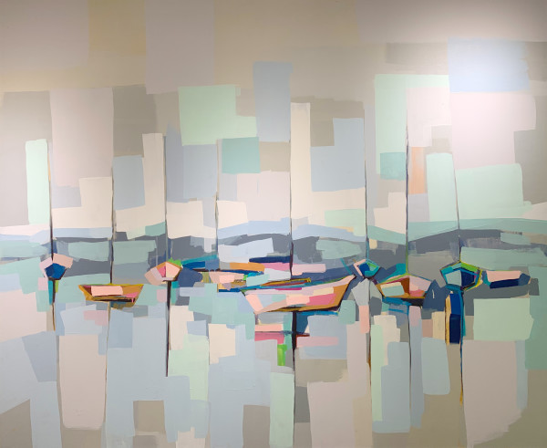 Boats At The Harbor by Alma Ramirez