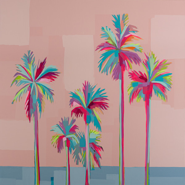 Summer Palms In Color by Alma Ramirez