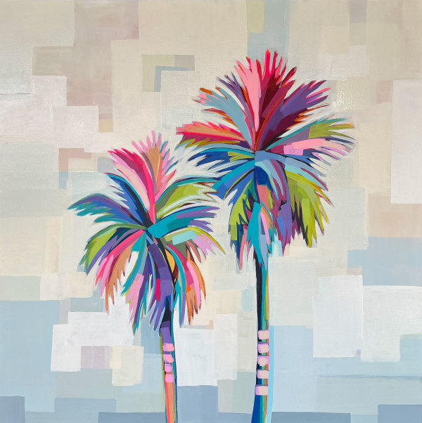 Palm Trees by the water