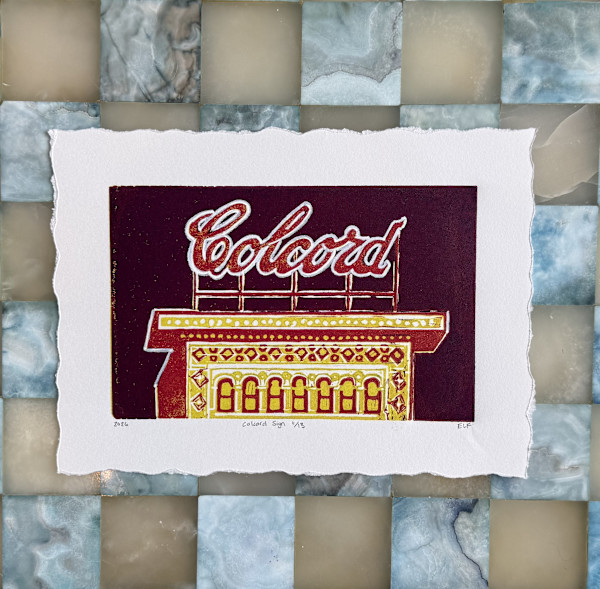 Oklahoma Series - Colcord Sign by Elizabeth Czaplinski, Image 2.