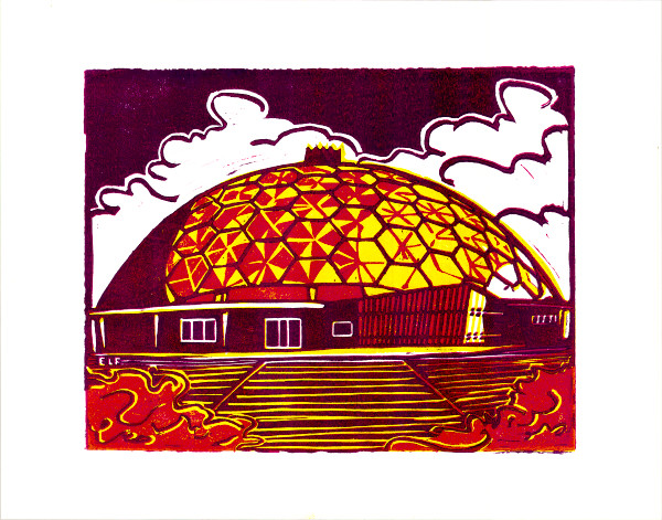 Oklahoma Series - Gold Dome (Day) by Elizabeth Czaplinski
