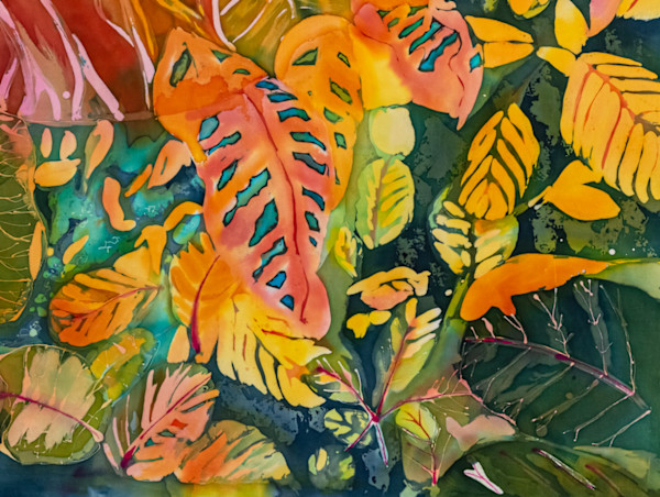 Smokebush Rainbow Batik by Susan D'souza