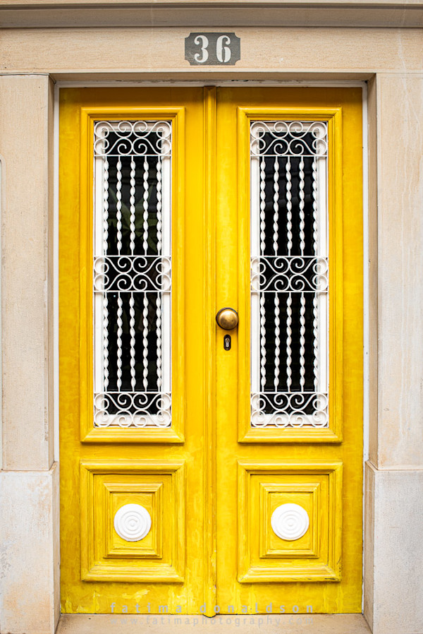 Yellow in Lisbon Portugal (The Door Series), Image 1.