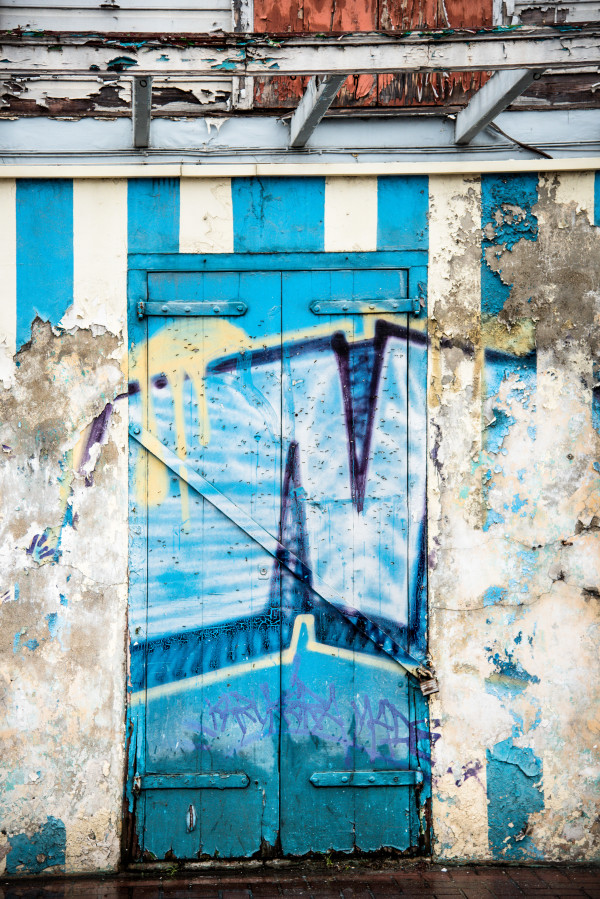 Graffiti door in St. Martin (The Door Series)