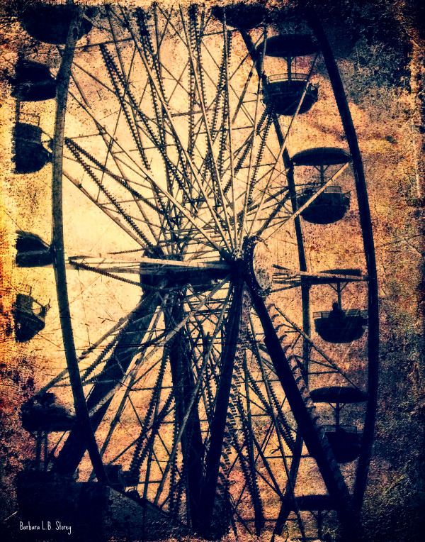 Vintage Ferris Wheel by Barbara Storey