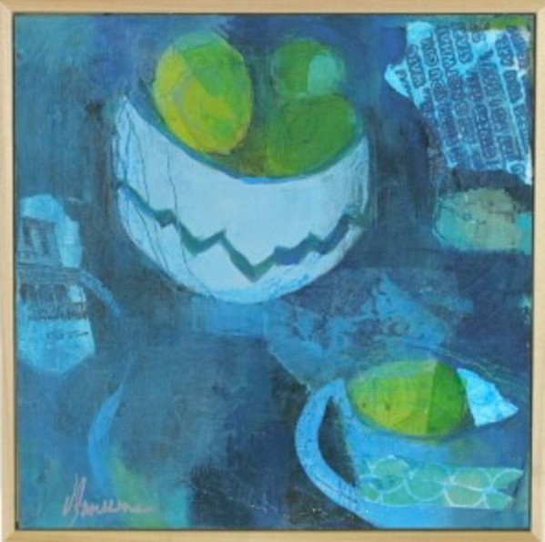 Simple Shapes in Blue by Vicki Janssens