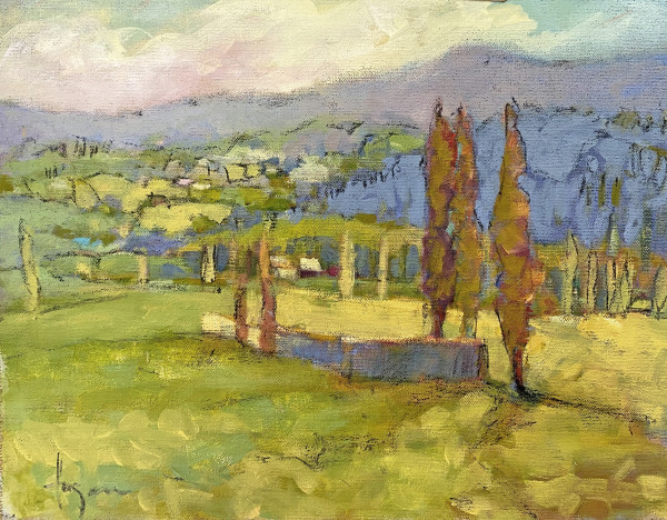 Provence Landscape by Dorothy Fagan