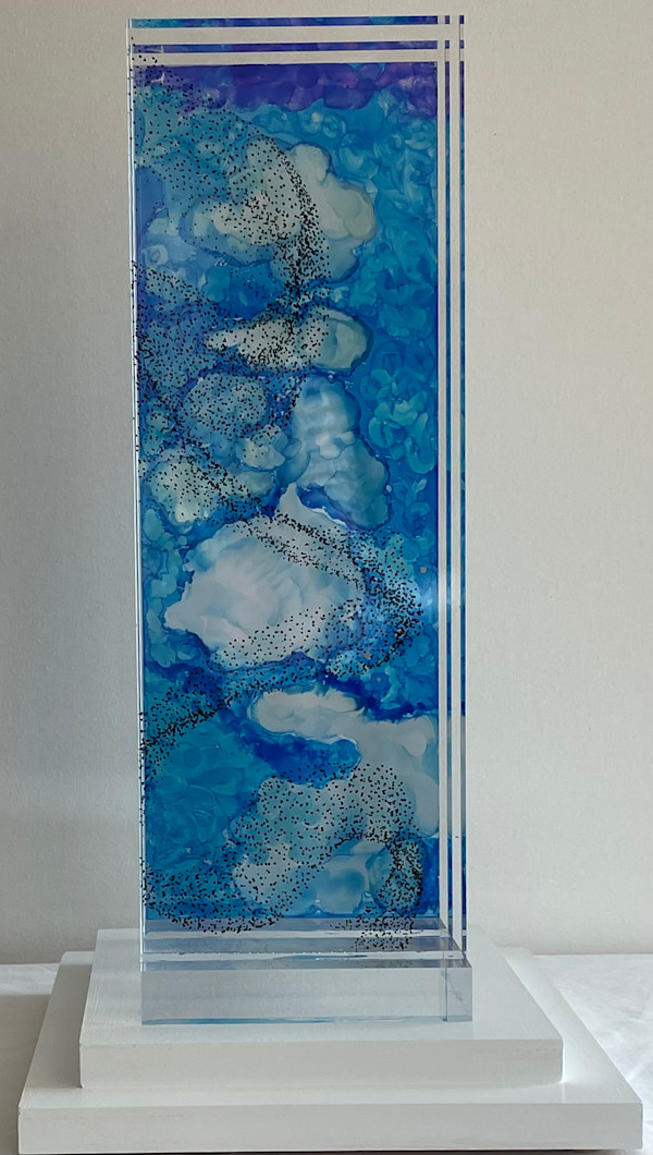 Skybox, Murmuration,Night by Kathleen Kane-Murrell