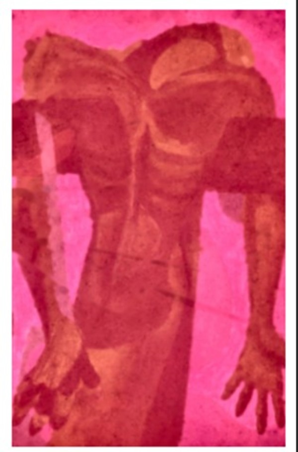 Abstract figure in rose by Alan Wood-Thomas, Image 1.