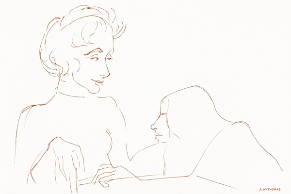 Drawing  2 by Alan Wood-Thomas, Image 1.