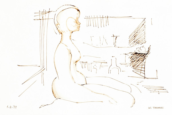 Drawing 10 by Alan Wood-Thomas, Image 1.