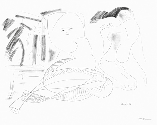 Drawing  38 by Alan Wood-Thomas, Image 1.