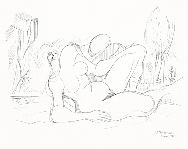 Drawing 41 by Alan Wood-Thomas, Image 1.
