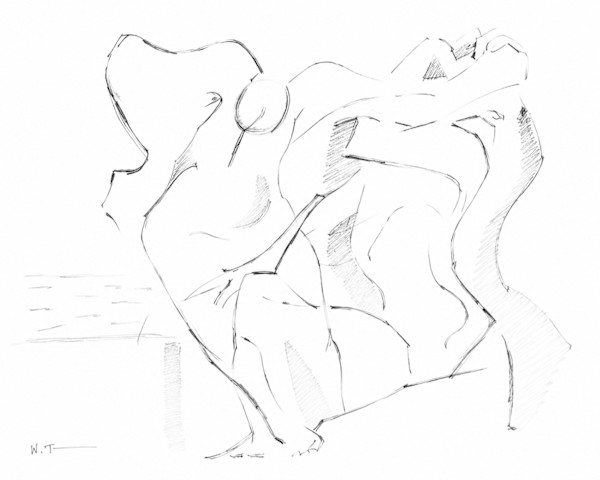 Drawing  42 by Alan Wood-Thomas, Image 1.