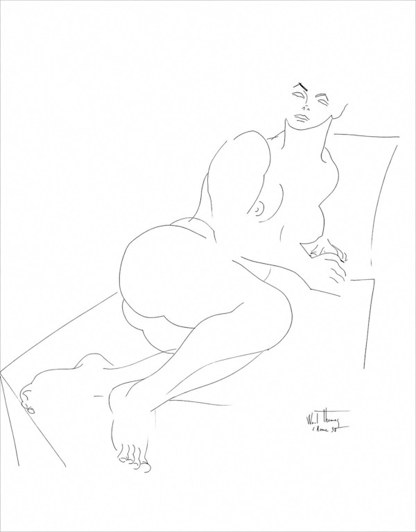 Drawing 45 by Alan Wood-Thomas, Image 1.